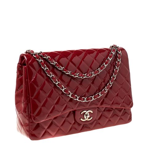 chanel red handbags|authentic red Chanel bags.